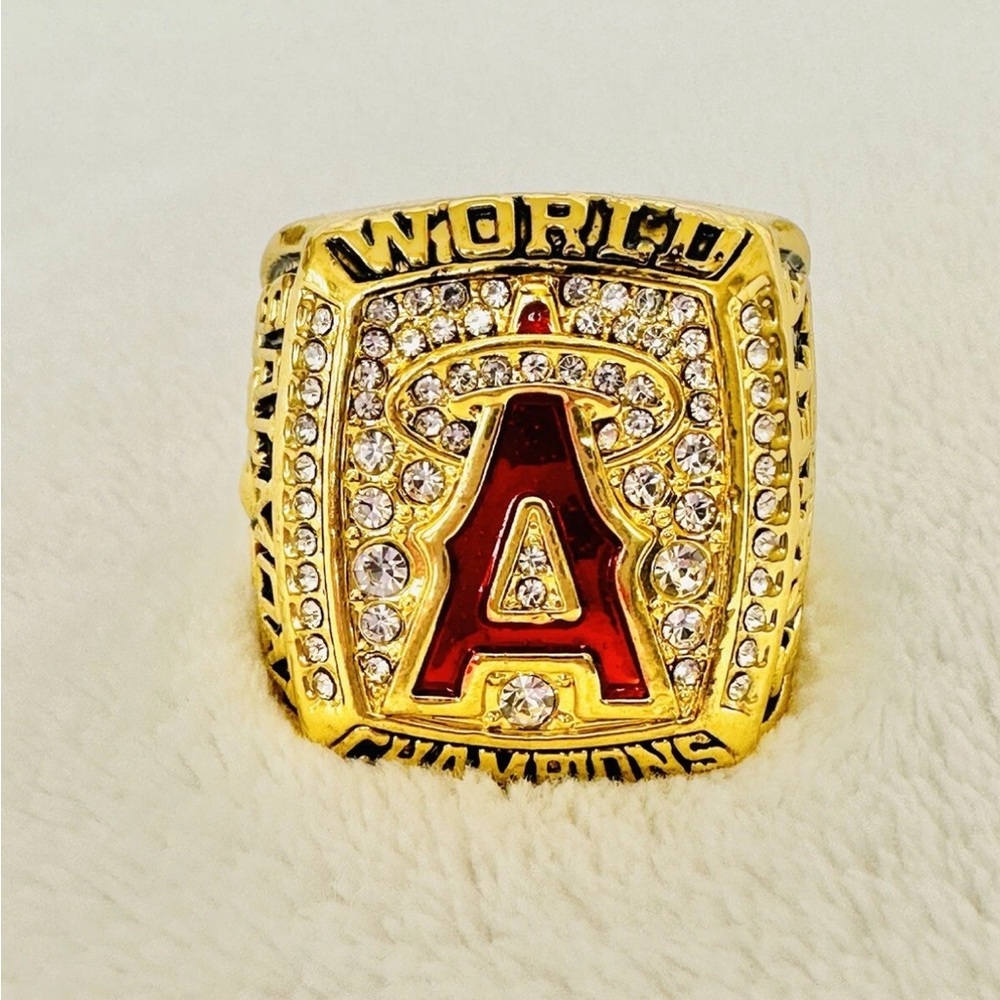 Gold and Red World Champions Ring Tim Salmon